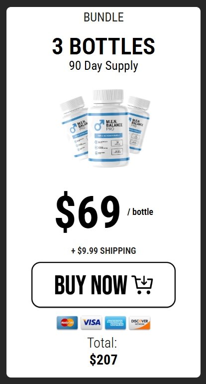 Men Balance Pro Buy 3 Bottles